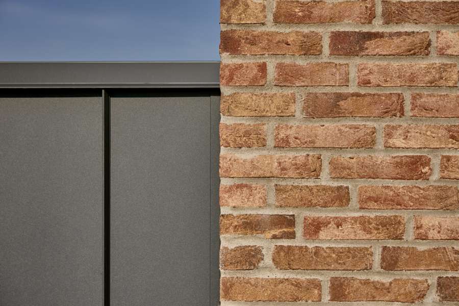 Stålprofiler på rad og rækkehuse, Sofiendal Enge, Poul Anker Bechs Vej 232, 9200 Aalborg SV